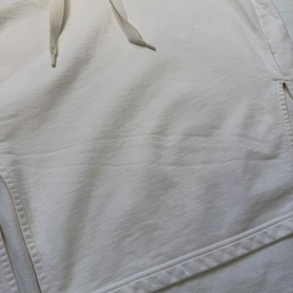Athleta Yogi Pullover Hoodie XS Oversized High Low White Minimalist Comfy - Picture 6 of 13